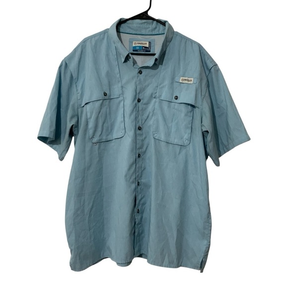 Bundle of 3 Magellan Men's Relaxed Fit Fish Gear Short Sleeve Shirt Sz XL - Picture 7 of 16